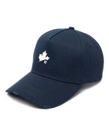 Dsquared2 Technicolor logo-embroidered baseball cap - Blue