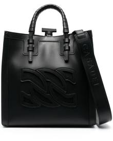 Casadei logo-patch tote bag - Black