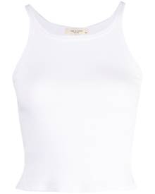 rag & bone racerback ribbed tank top - White