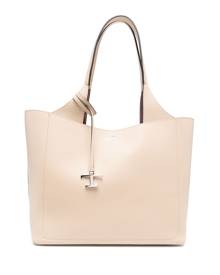 Tod's medium leather tote bag - Neutrals