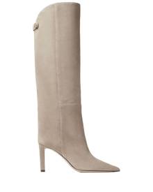 Jimmy Choo Alizze 85mm pointed-toe boots - Neutrals
