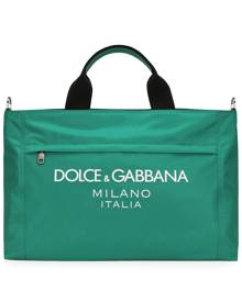 Dolce & Gabbana logo-detail shoulder bag - Green