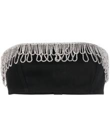 ROTATE BIRGER CHRISTENSEN crystal-embellished bandeau top - Black