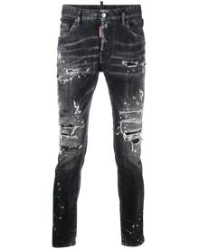 Dsquared2 distressed-effect skinny jeans - Black