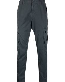 Stone Island Compass-patch straight-leg trousers - Grey