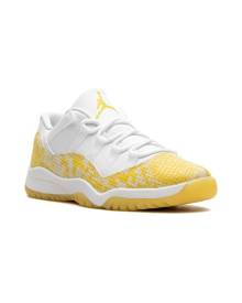 Jordan Kids Air Jordan 11 Low "Yellow Snakeskin" sneakers - White
