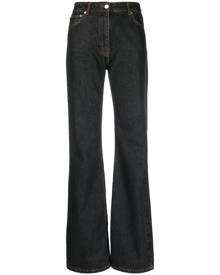 MOSCHINO JEANS mid-rise wide-leg jeans - Black