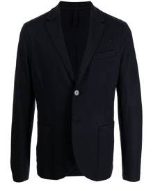 Harris Wharf London virgin wool single-breasted blazer - Blue