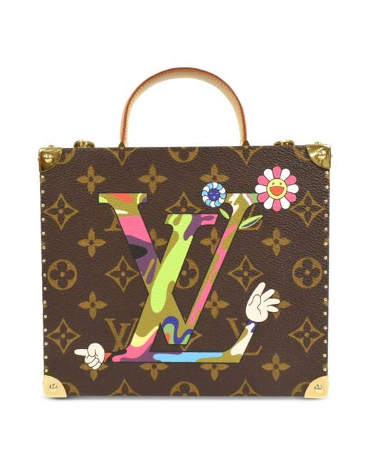 Louis Vuitton x Takashi Murakami 2000s pre-owned Monogram Panda Jewellery  Case - Farfetch