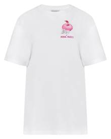 Nina Ricci graphic-print cotton T-shirt - White