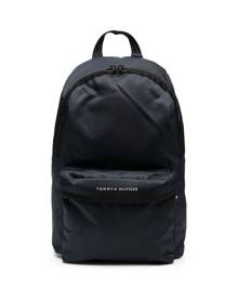 Tommy Hilfiger logo-print zipped backpack - Black