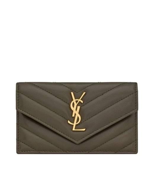 Unboxing YSL Saint Laurent Bi-fold Wallet in Fuchsia Grain de Poudre