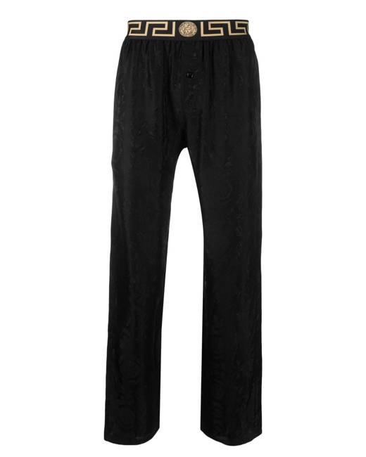 Pants and jeans Versace Jeans Couture Logo Trousers Black | Footshop