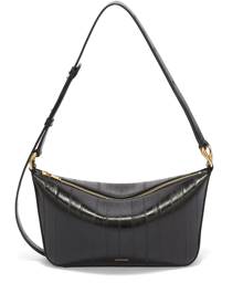 Jil Sander medium Fold leather shoulder bag - Black