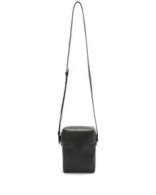 Jil Sander small leather crossbody bag - Black