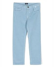 Il Gufo straight-leg corduroy trousers - Blue