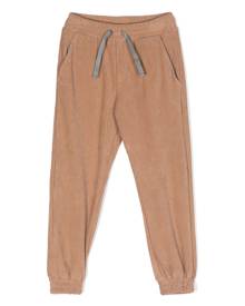 Eleventy Kids corduroy drawstring trousers - Brown