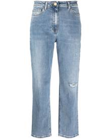 Elisabetta Franchi light-wash cropped jeans - Blue