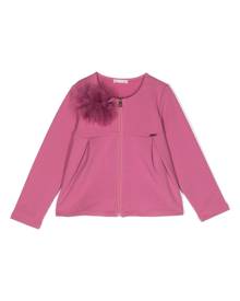 Liu Jo Kids floral-appliqué jacket - Pink