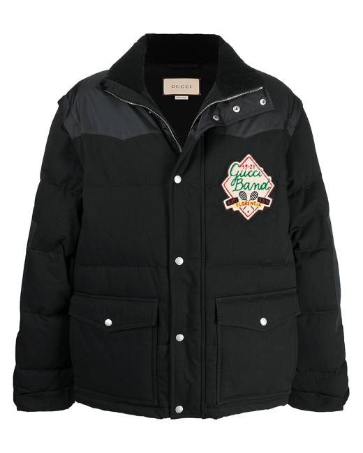 Men gucci padded on sale jacket