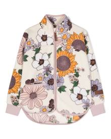 Molo Ulani floral-print bomber jacket - White