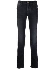 Jacob Cohën logo-patch skinny jeans - Black