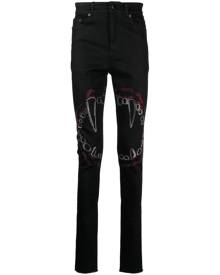 Haculla Fang Lip studded skinny jeans - Black