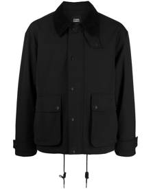STUDIO TOMBOY corduroy-collar bomber jacket - Black