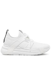 Moncler lace-up leather sneakers - White