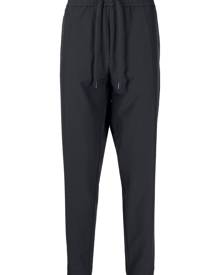 BOSS cotton-blend tapered trousers - Blue