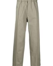 Jil Sander elasticated-waist pleated trousers - Green