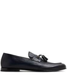 Barrett tassel-detail leather loafers - Blue