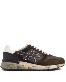 Premiata Mick logo-print suede sneakers - Brown