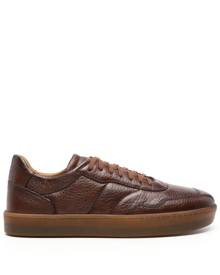 Henderson Baracco lace-up leather sneakers - Brown