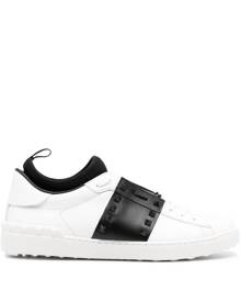 Valentino Garavani Rockstud Untitled leather sneakers - White