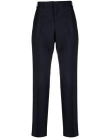 Lardini mid-rise wool blend tailored trousers - Blue