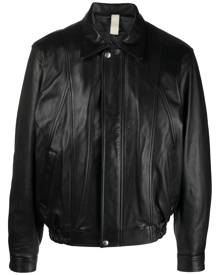 Sunflower leather biker jacket - Black