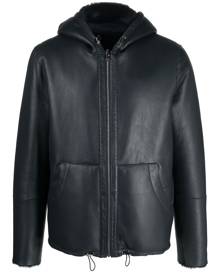 Liska leather reversible bomber jacket - Blue
