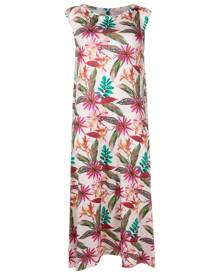 Lygia & Nanny Tie botanical-print midi dress - Multicolour