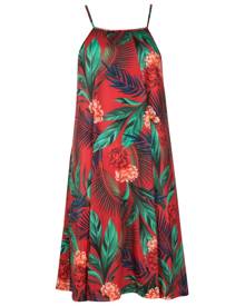 Lygia & Nanny Isis botanical-print shift dress - Red