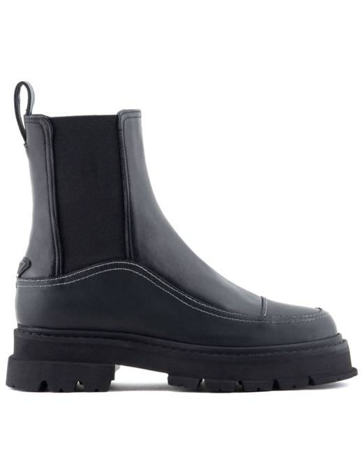 Armani ankle shop boots womens