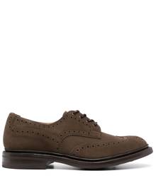 Tricker's Bourton suede lace-up brogues - Brown