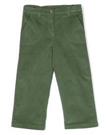 Bonton corduroy straight-leg trousers - Green