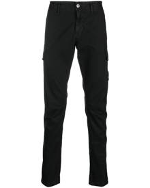 Stone Island Compass-motif straight-leg trousers - Black