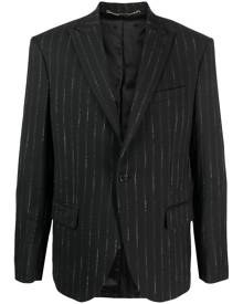 John Richmond Mimio pinstripe-pattern blazer - Black