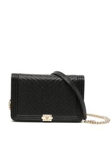 CHANEL Pre-Owned Boy Chanel shoulder bag - Black