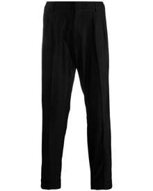 DONDUP tapered virgin-wool trousers - Black