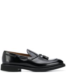 Doucal's tassel-embellished leather loafers - Black