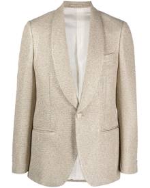 Lardini shawl lapels single-breasted blazer - Gold