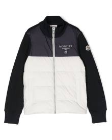 Moncler Enfant logo-print puffer jacket - Blue